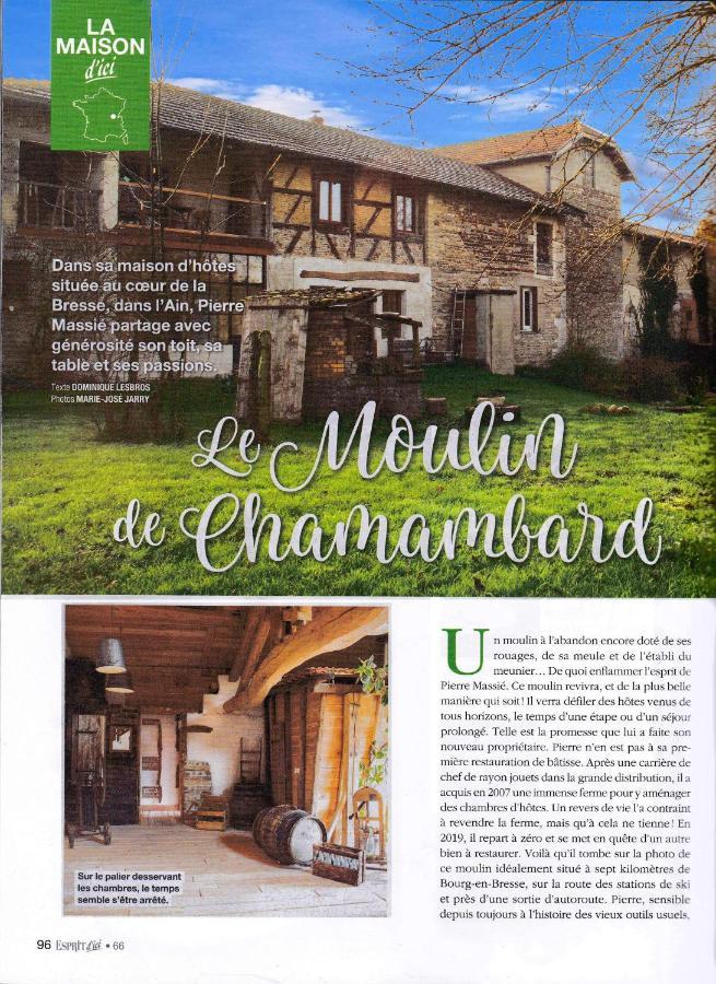 Hotel Le Moulin De Chamambard Saint-Denis-les-Bourg Exterior foto